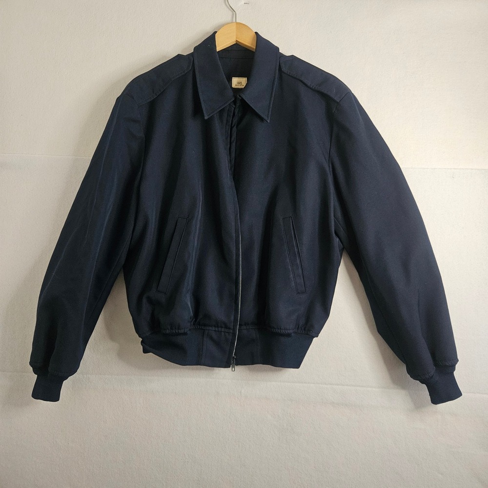 US Military Navy Blue Lightweight Jacket 44S DLA100-90-C-0605 Target Sportswear